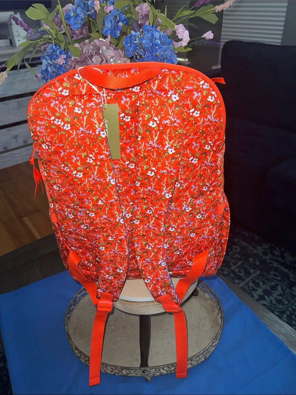 🌺Large Bancroft Backpack🌺 Wildflower Sprigs in Premium Cotton